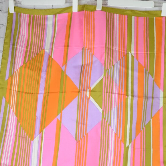 VTG DIOR Geometric Silk Twill Scarf - Picture 10 of 14